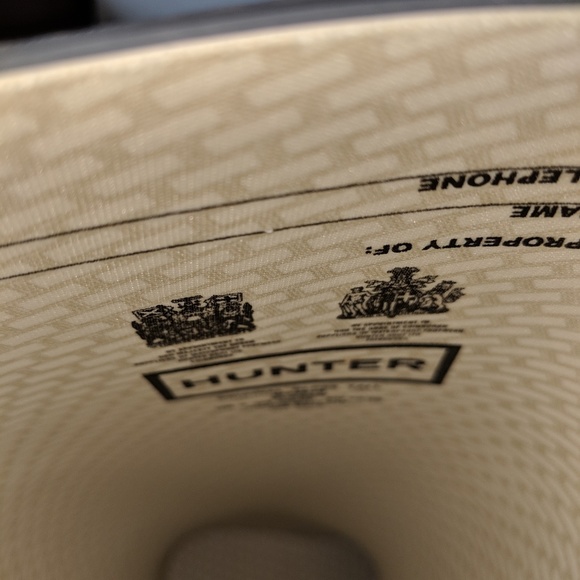 COPY - New Hunter Original Gloss Graphite Gray Boots Sz 4 - Picture 3 of 3